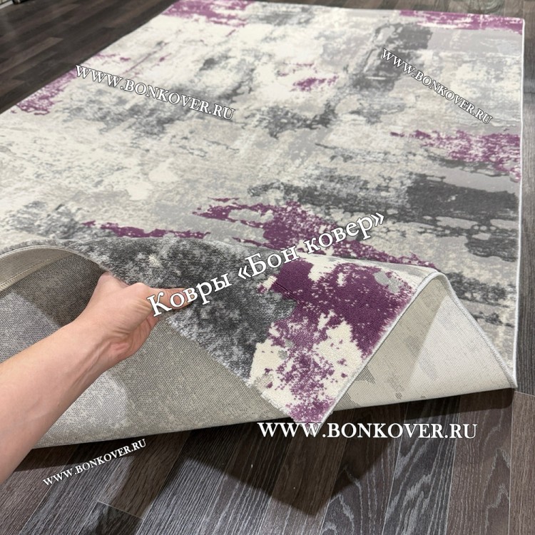 Ковер Турция Современный Дизайн 23 Сиреневый
