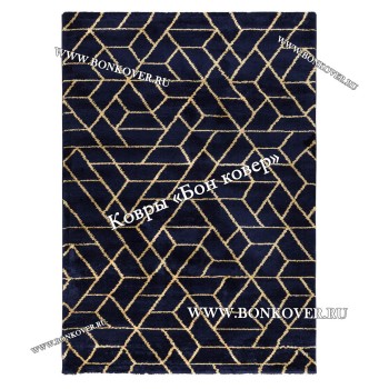 Современный Турецкий Ковер Дизайн 88 Темно-синий